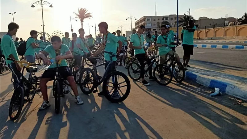 مديرية الشباب والرياضة بمطروح تنظم ماراثون للدراجات