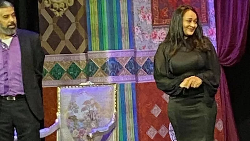 بأدائها السهل الممتنع.. راندا البحيري تخطف أنظار الجمهور فى مسرحيتها 