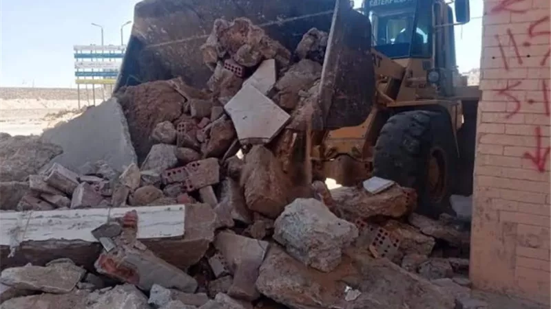 ٢٥ إزالة فورية تعوق تطوير شارع الكهف الرئيسي بالغردقة