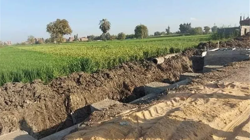 محافظ الشرقية يتفقد أعمال تغطية ورصف الطرق المؤدية لسوق الثلاثاء الجديد بالزقازيق