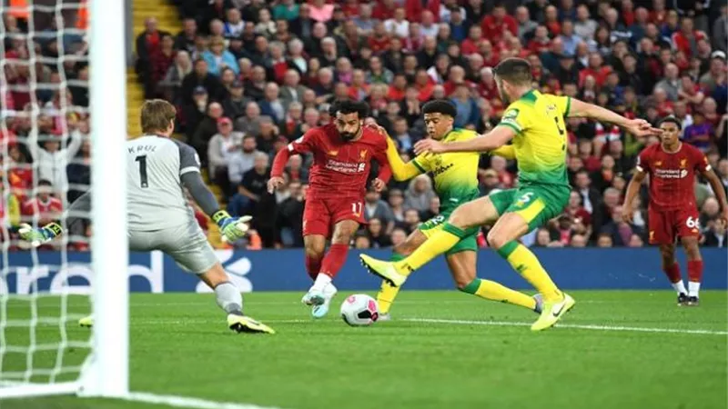 اختيار محمد صلاح ضمن التشكيل المثالي للجولة الأولى بالبريميرليج