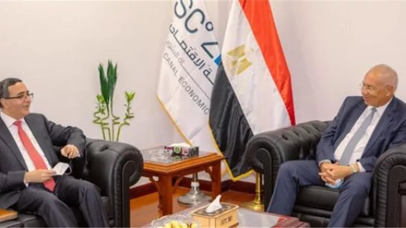 اقتصادية قناة السويس تستقبل سفير دولة الهند لبحث مجالات التعاون