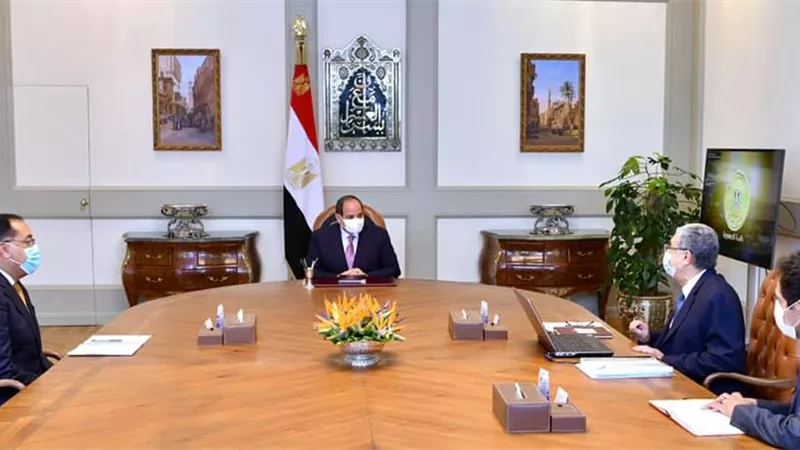 الرئيس السيسي يطلع على مستجدات محطة الضبعة النووية ومشروعات الربط الكهربائي مع دول الجوار