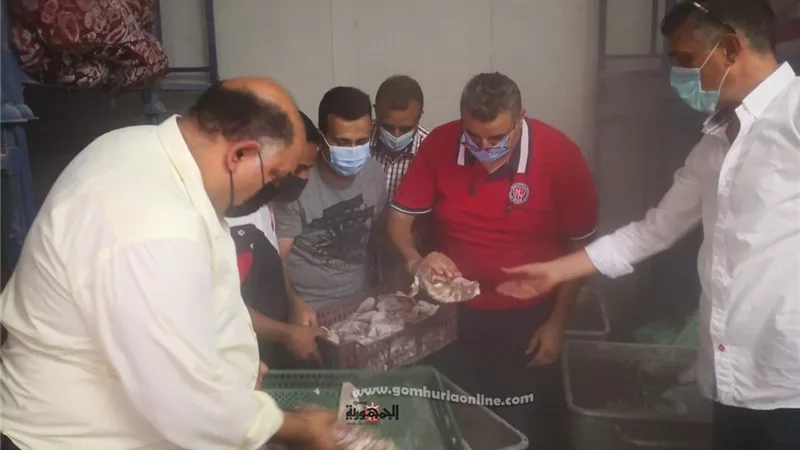ضبط 10طن و623 كيلو من اللحوم المذبوحة خارج السلخانة بالدقهلية