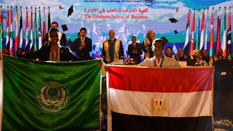 وزير الرياضة يشهد تكريم الأكاديمية العربية لابنائها الحاصلين علي ميداليات في طوكيو