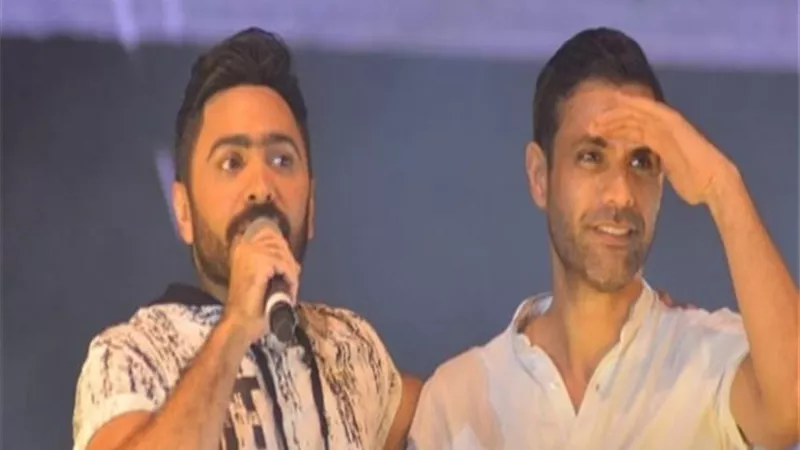 بكلمات رقيقة.. أمير طعيمة يهنئ تامر حسنى بعيد ميلاده