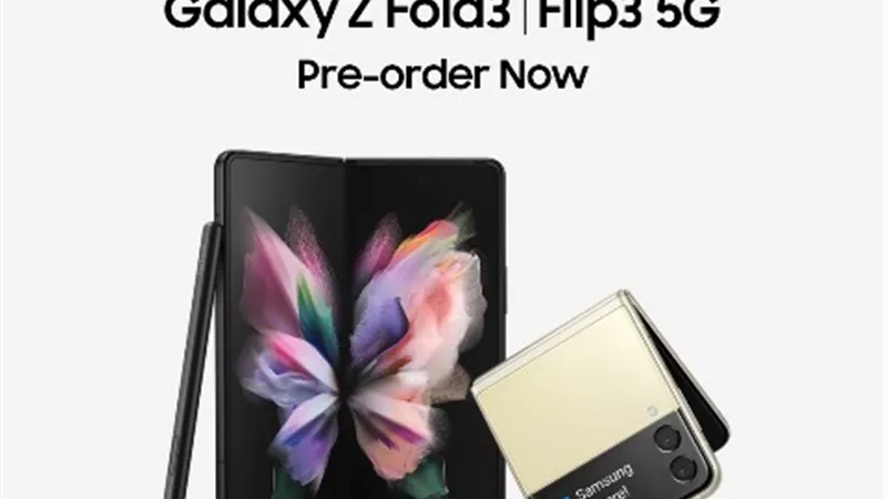 بدء حجز هاتفي سامسونج جلاكسي Z Fold3 وFlip3 .. غداً