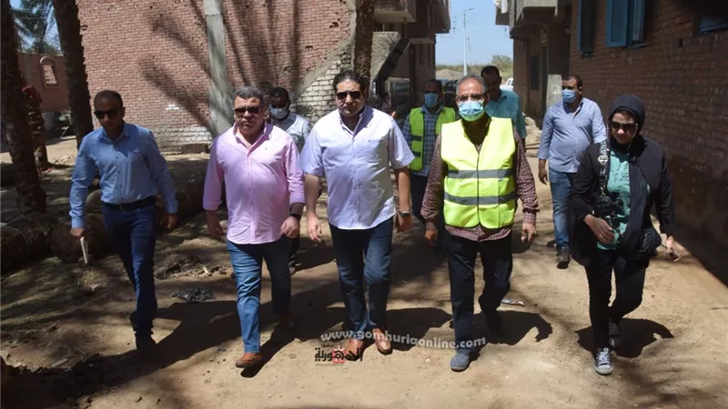 نائب محافظ بني سويف يتابع مشروعات 