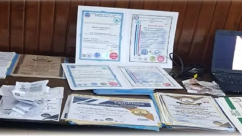 سيدة الغربية تدير أكاديمية وهمية والشهادات مزورة