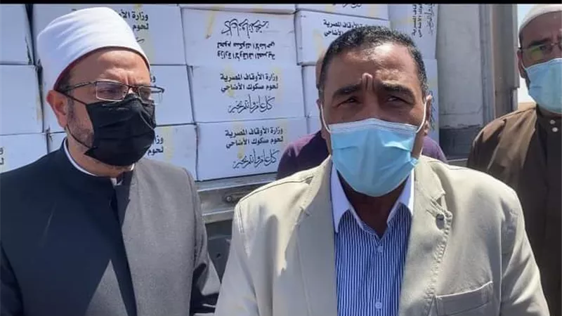 وصول ٢ طن لحوم اضاحي لمديرية اوقاف مطروح