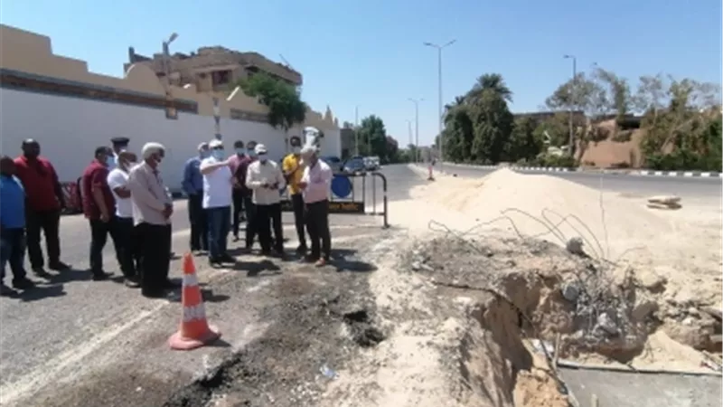 ألهم يتفقد عدد من المشروعات التنموية بمدينة الأقصر