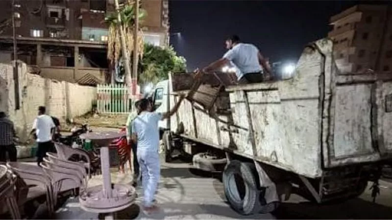 حملات مكثفة لإزالة التعديات والاشغالات فى الشرقية