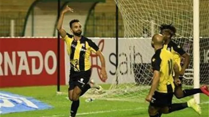 المقاولون العرب يتقدم على المقاصة بقدم امير عابد فى الشوط الاول