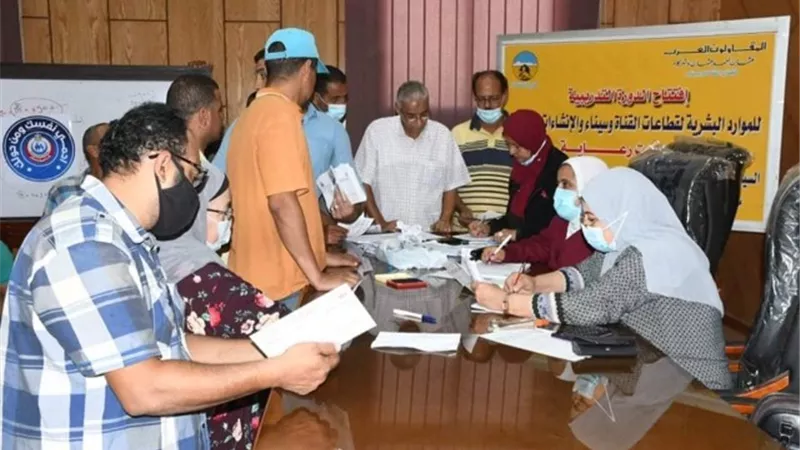 حملة تطعيم للعاملين بالمقاولون العرب واسرهم بلقاح كورونا