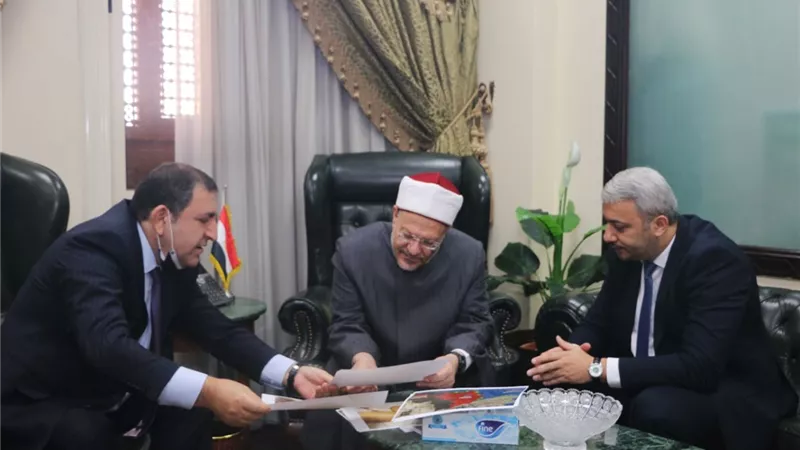مفتي الجمهورية يستقبل سفير أذربيجان لبحث أوجه تعزيز التعاون الإفتائي بين دار الإفتاء وأذربيجان