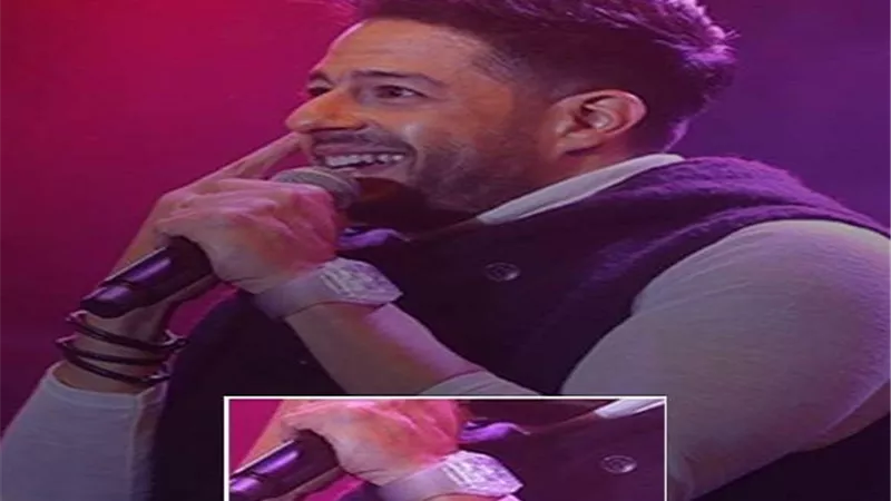 ساعة محمد حماقى بـ٦٣ ألف دولار