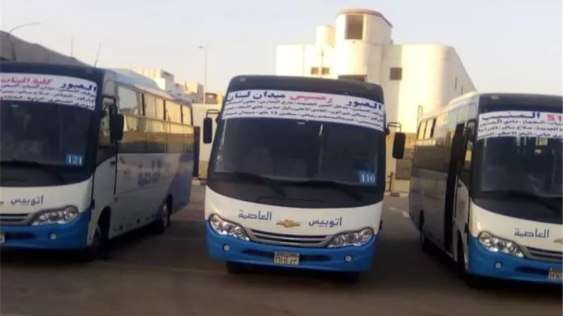 3 خطوط مواصلات خارجية جديدة بمدينة العبور.. تعرف على طرق السير بالصور