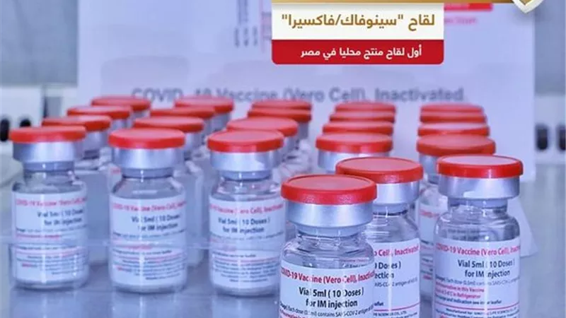 الصحة: إنتاج 18.5 مليون جرعة لقاح سينوفاك شهريا.. وسيتوافر غدًا بالوحدات الصحية