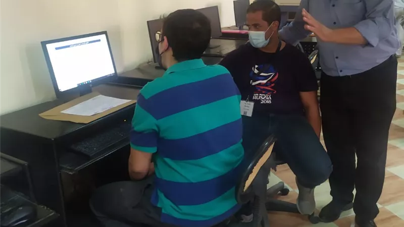 ١٣٣٩ طالب استقبلتهم معامل التنسيق الالكتروني بجامعة عين شمس اليوم