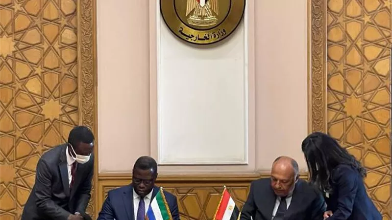 وزير الخارجية ونظيره السيراليوني يوقعان عددًا من اتفاقيات التعاون