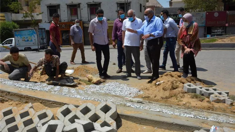 محافظ الجيزة يجري جوله ميدانية لمحاور المنصورية والمريوطية ومحمد أنور السادات
