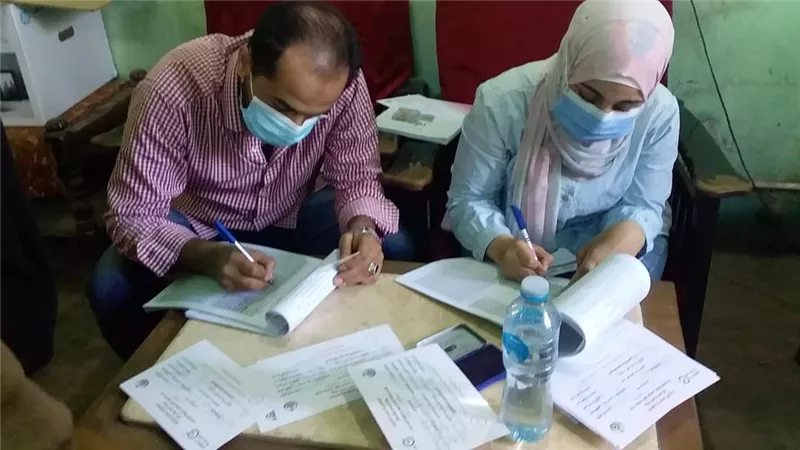بدء تطعيم العاملين بمديرية الطرق ببنى سويف ضد كورونا