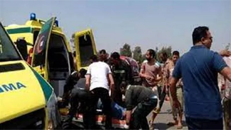 إصابة شخص صدمته سيارة في القصاصين بالإسماعيلية
