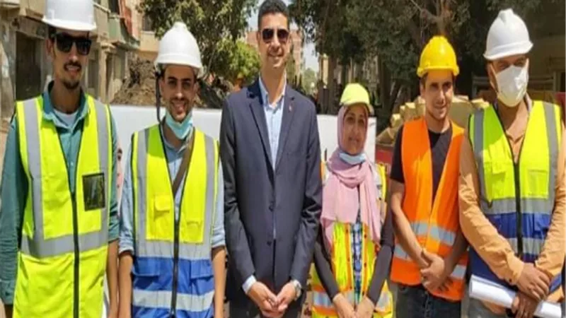 نائب محافظ القليوبية يتفقد مشروعات حياة كريمة بشبين القناطر