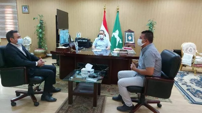 غراب يلتقي رئيس الفرع الإقليمي لجهاز شئون البيئة بمحافظتي الشرقية والإسماعيلية