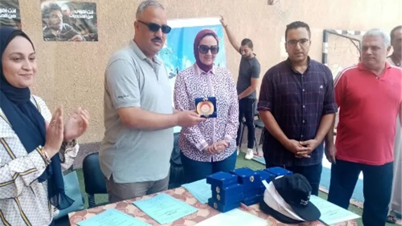وكيل وزارة الشباب والرياضة بالقليوبية يشهد نهائى مهرجان 