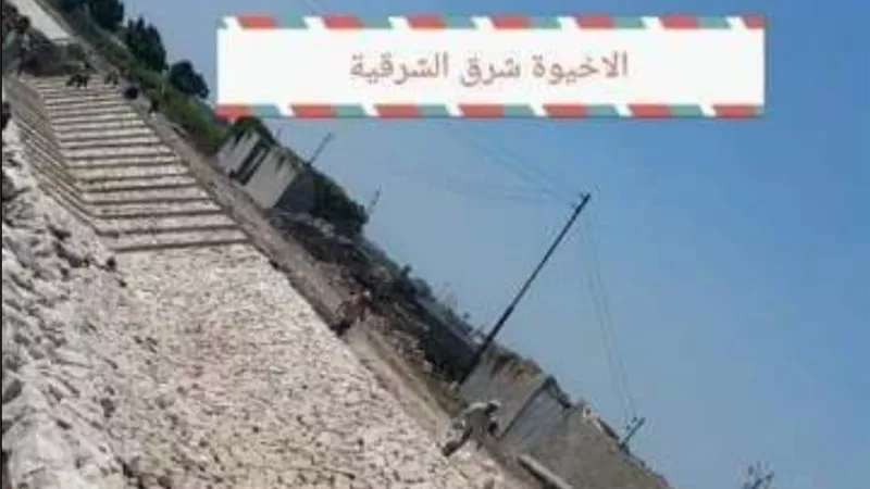 محافظ الشرقية يُتابع أعمال تأهيل وتبطين ترعة الإخيوة بزمام هندسة ري الحسينية