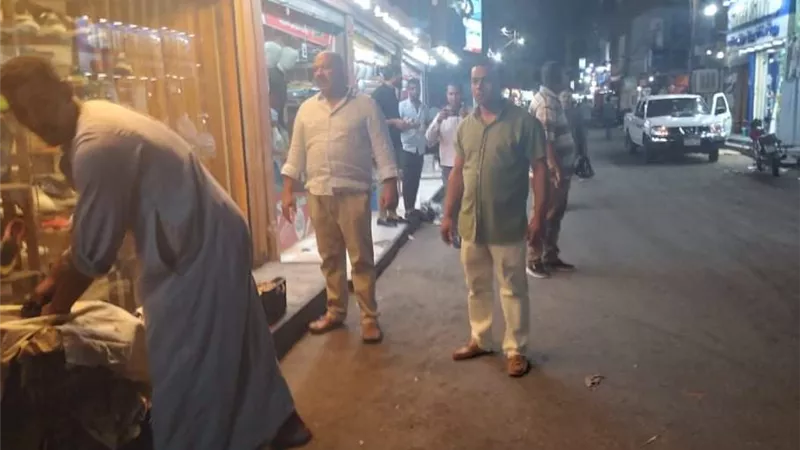 حملة لرفع الإشغالات والتعديات بمدينة الأقصر
