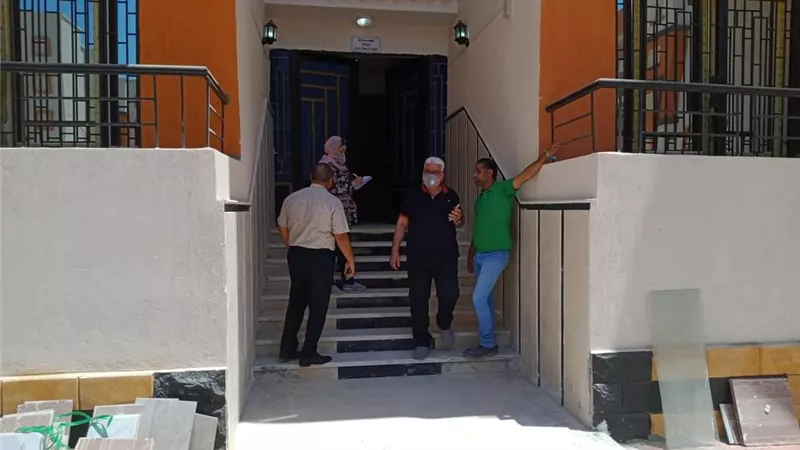 زيارة لجنة الإستلام بوزارة الإسكان لموقع مشروع وحدات الاعلان العاشر بالغردقة