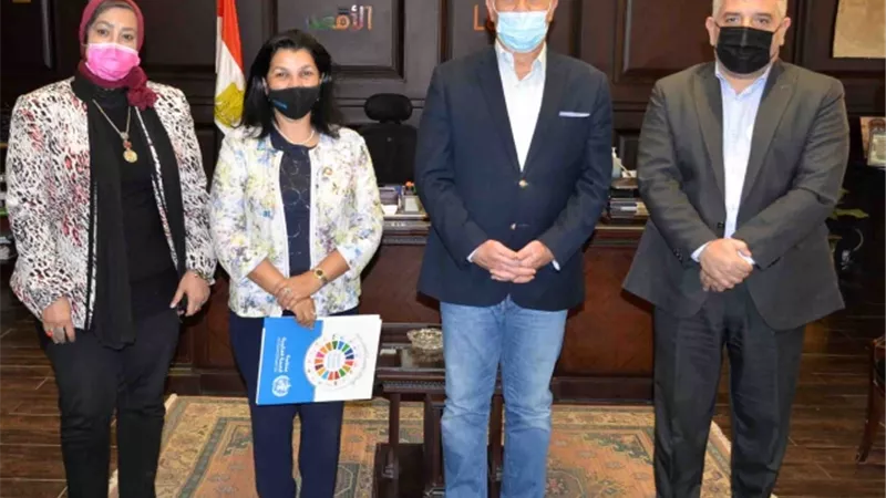 محافظ الأقصر يستقبل ممثلة منظمة الصحة العالمية فى مصر