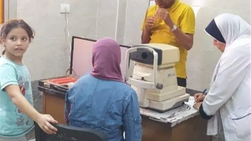 جامعة بنها تطلق قافلة طبية لقرية الاحراز بشبين القناطر..صور