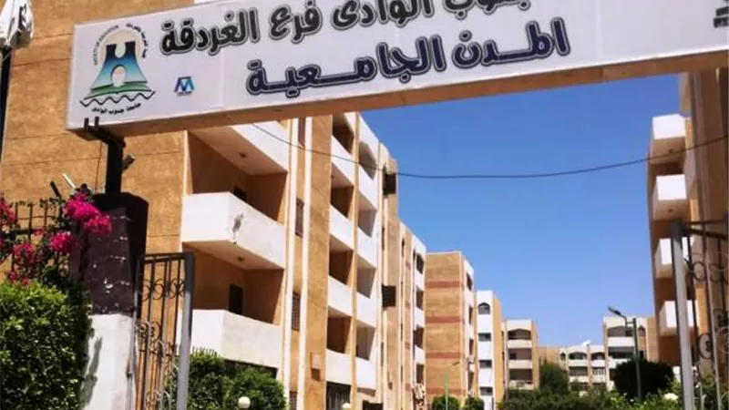 بدء التقدم الإلكترونى للسكن بالمدن الجامعية للطلاب القدامى فى الغردقة.. بالصور