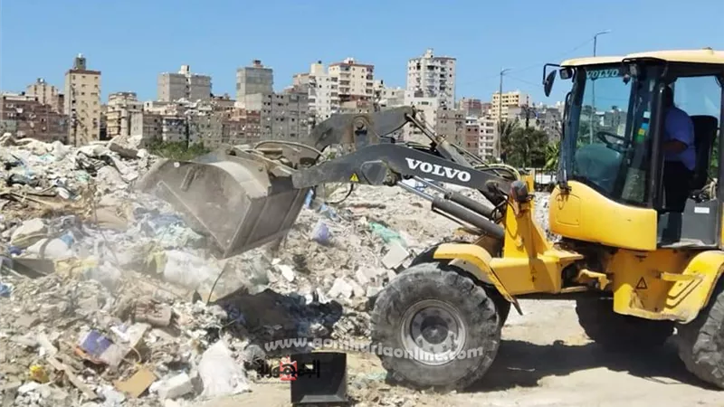 حى المنتزه أول يرتقى بمستوى النظافة ويعيد المظهر الحضارى للشوارع