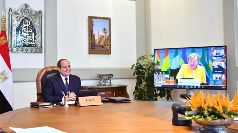 الرئيس السيسي : الإصلاح الاقتصادي الذي تنفذه الحكومة منذ 2016، ساهم في تجنيب مصر الكثير من التبعات السلبية لجائحة كورونا