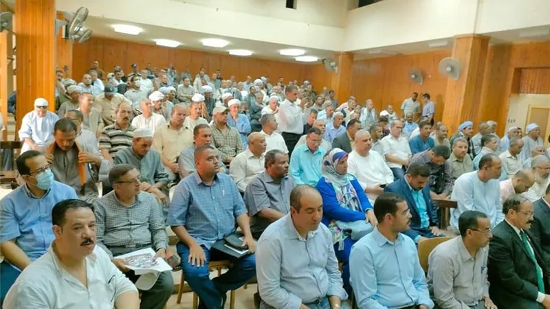 المؤتمر الأول لمشروع تأهيل المساقي والتحول للري الحديث بسوهاج
