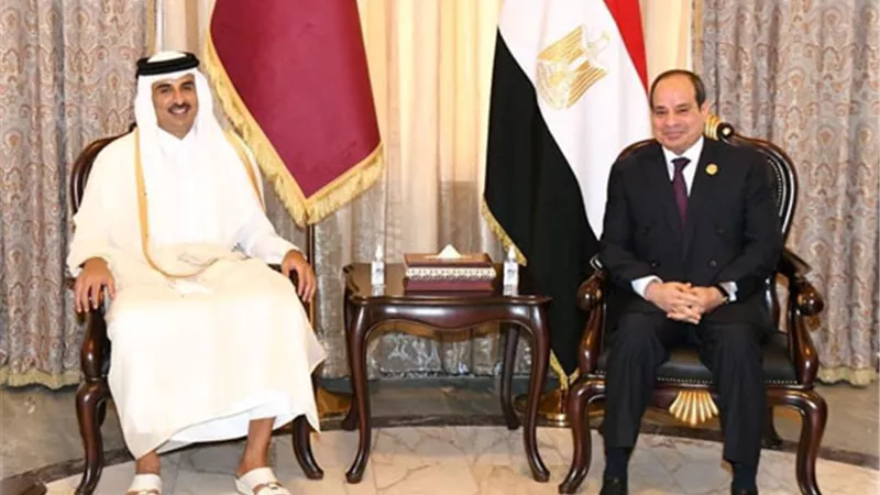 الرئيس السيسي يؤكد لأمير قطر حرص مصر على التعاون المثمر في إطار الاحترام المتبادل والمصلحة المشتركة