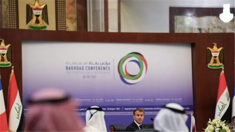 الرئيس الفرنسي: مؤتمر بغداد انتصار بحد ذاته