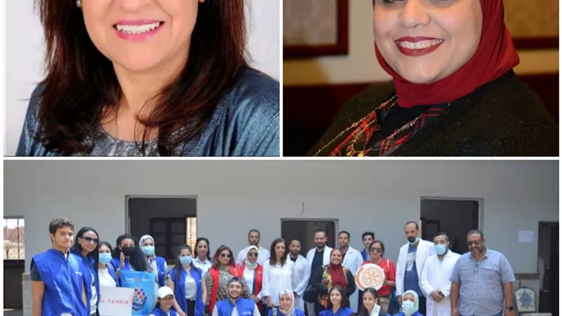 روتاري التحرير ينظم قافلة طبية لعرب غمازة من اجل 