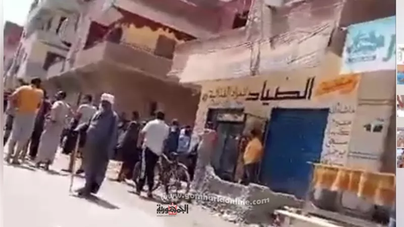 مصرع واصابة ٣اشخاص في انهيار سقف تحت الانشاء بالاسماعيلية