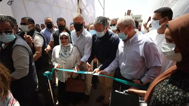 افتتاح مشروع ترميم و تطوير وكالة الجداوي الأثرية بمدينة إسنا