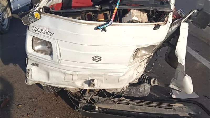 إصابة ١٠ أشخاص في انقلاب سيارة بطريق القطامية السخنة
