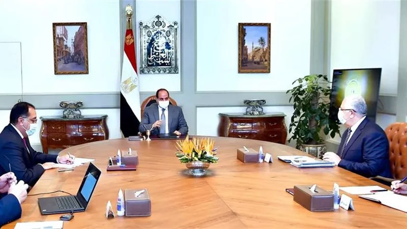 موقع الرئاسة ينشر فيديو متابعة الرئيس السيسي لعدد من مشروعات وزارة الزراعة