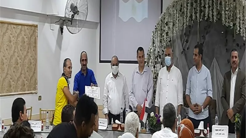 وكيل وزارة الشباب والرياضة بالقليوبية يكرم مشروع 