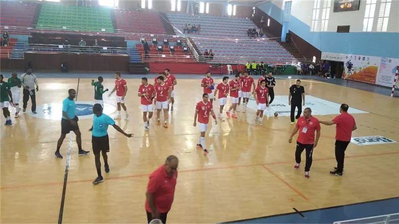 رجال يد الأهلي يواجه 