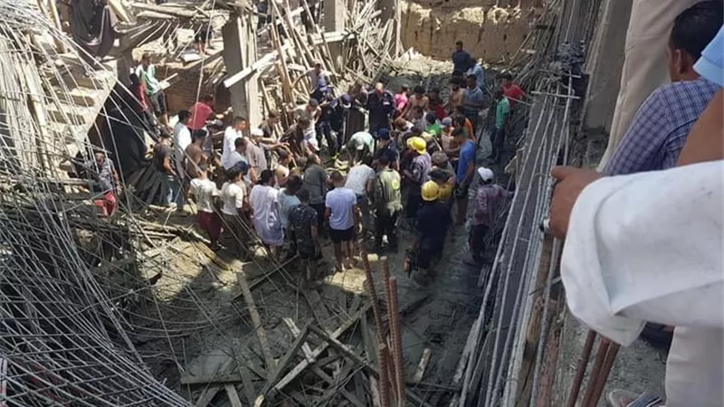 إحالة المتسببين في انهيار منزل بأبو شحاتة بالاسماعيلية للنيابة العامة