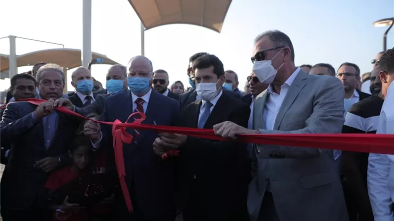 وزير الرياضة ومحافظ القاهرة والخطيب يفتتحون جراج فرع النادي بمدينة نصر
